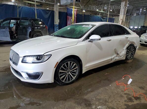 3LN6L5D95HR649291 2017 LINCOLN MKZ Белый Передняя левая четверть