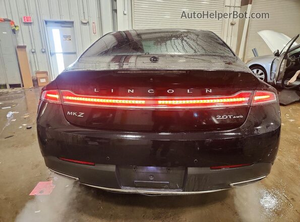 3LN6L5F91JR628604 2018 LINCOLN MKZ Черный Вид сзади
