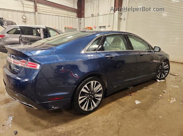 3LN6L5F96HR663553 2017 LINCOLN MKZ Blue Trasero derecho