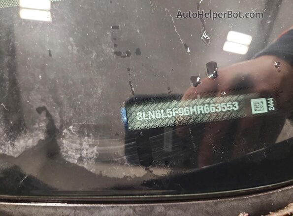 3LN6L5F96HR663553 2017 LINCOLN MKZ Blue Vista del compartimento del motor