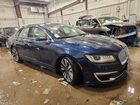 2017 Lincoln Mkz Reserve Blue vin: 3LN6L5F96HR663553