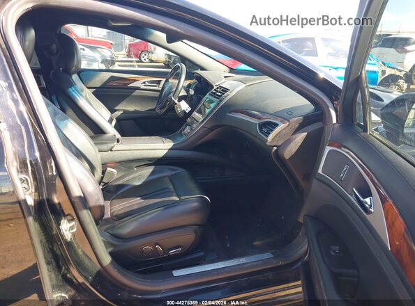 3LN6L5LU0JR614900 2018 LINCOLN MKZ HYBRID Черный Вид салона спереди