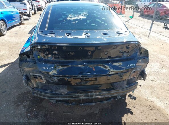 3LN6L5LU0JR614900 2018 LINCOLN MKZ HYBRID Черный Вид спереди