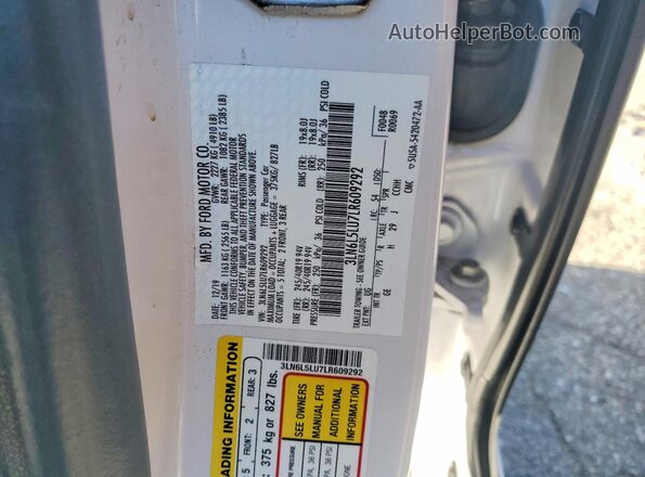 3LN6L5LU7LR609292 2020 LINCOLN MKZ Белый Вид подкапотного пространства