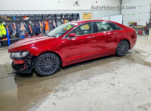 3LN6L5MU0HR657271 2017 LINCOLN MKZ Red Vista tres cuartos delantera izquierda