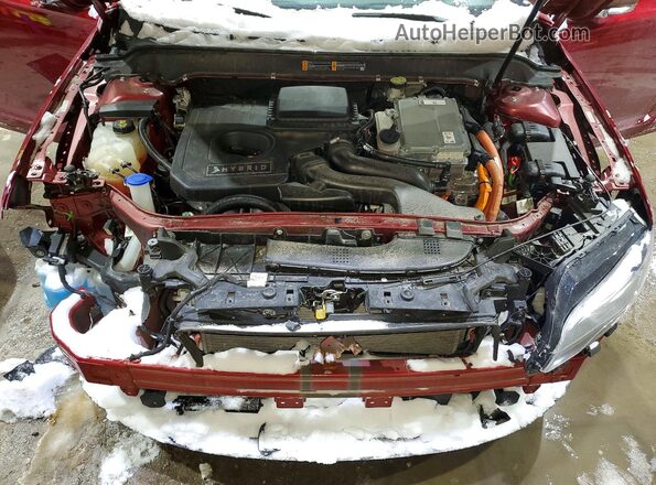 3LN6L5MU0HR657271 2017 LINCOLN MKZ Red Vista interior trasera