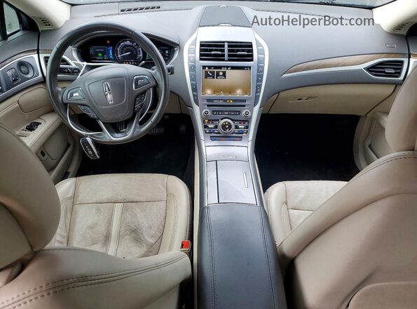 3LN6L5MU9JR618491 2018 LINCOLN MKZ Темно-бордовый Вид панели приборов