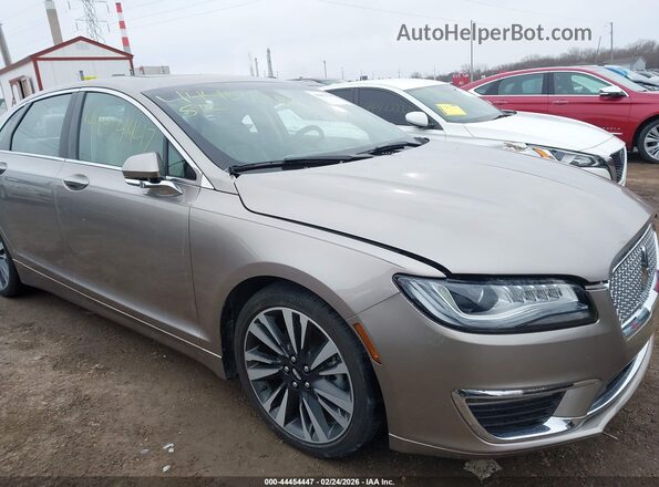3LN6L5MUXJR605474 2018 LINCOLN MKZ HYBRID Beige Widok z przodu