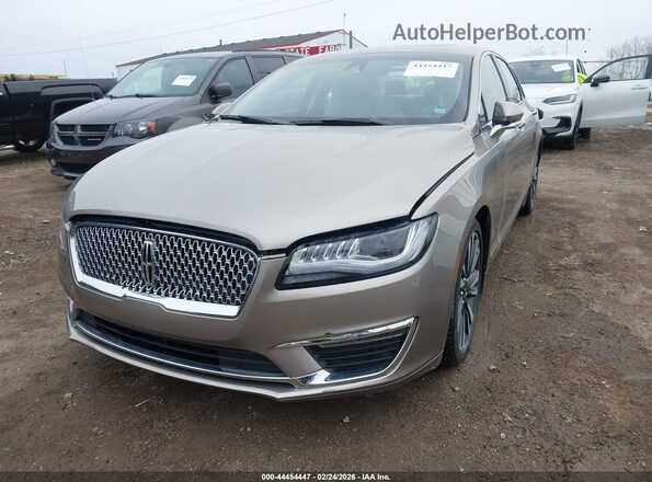 3LN6L5MUXJR605474 2018 LINCOLN MKZ HYBRID Beige Przód lewy