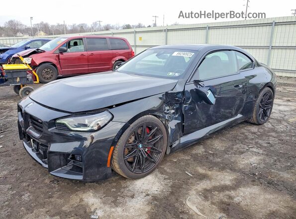 3MF13DM01R8E86394 2024 BMW M2 Black Vista tres cuartos delantera izquierda