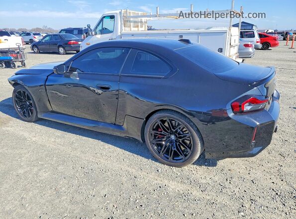 3MF13DM07R8E80373 2024 BMW M2 Black უკანა მარცხენა