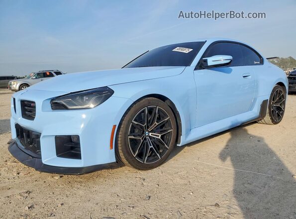 3MF23DM01S8E94568 2025 BMW M2 Синий Передняя левая четверть