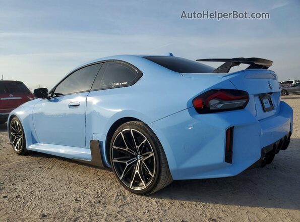 3MF23DM01S8E94568 2025 BMW M2 Синий Задняя левая четверть