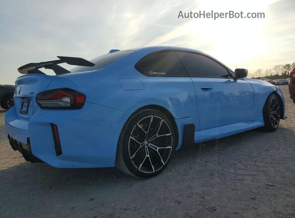 3MF23DM01S8E94568 2025 BMW M2 Синий Задняя правая четверть
