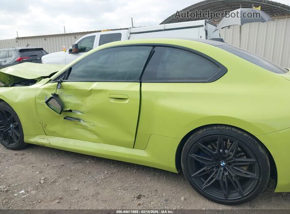 3MF23DM03T8F98643 2026 BMW M2 Green უკანა სალონის ხედი