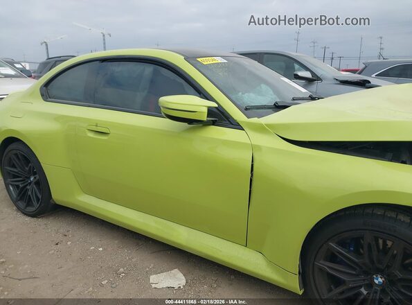 3MF23DM03T8F98643 2026 BMW M2 Green ხელსაწყოთა პანელის ხედი