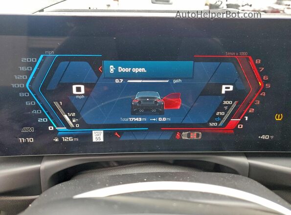 3MF23DM04S8F23433 2025 BMW M2 Черный Вид щитка приборов