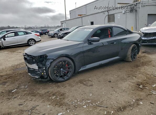 3MF23DM04S8F23433 2025 BMW M2 Черный Передняя левая четверть