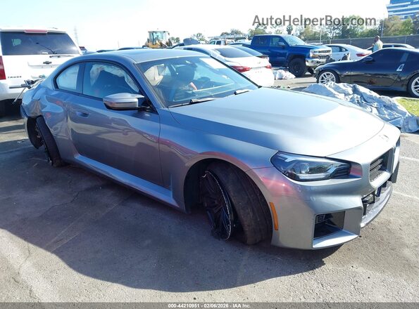 3MF23DM06S8F34868 2025 BMW M2 Gray Przód prawy