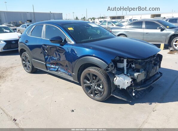 3MVDMBBL5MM317167 2021 MAZDA CX-30 Blue Delantero derecho