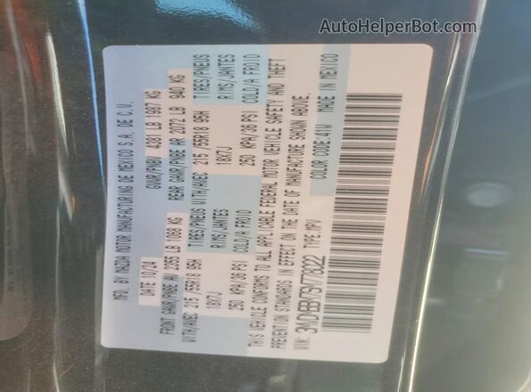 3MVDMBBM7SM778022 2025 MAZDA CX-30 Черный Панорамный вид салона 360°