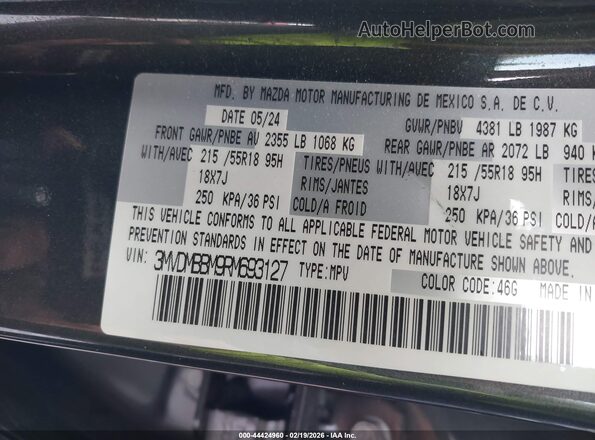 3MVDMBBM9RM693127 2024 MAZDA CX-30 Серый Вид подкапотного пространства