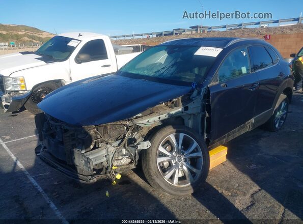 3MVDMBDL1NM449289 2022 MAZDA CX-30 Синий Передняя левая четверть
