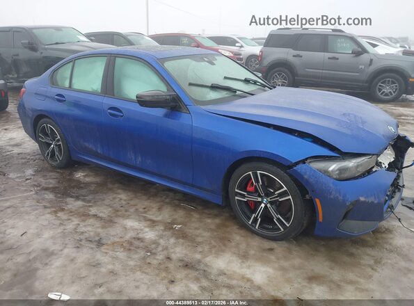 3MW49FF08R8D96194 2024 BMW M3 Blue Przód prawy