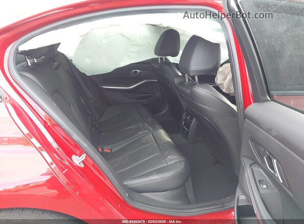 3MW49FS09R8E44761 2024 BMW M3 Красный Вид наклейки с VIN-кодом