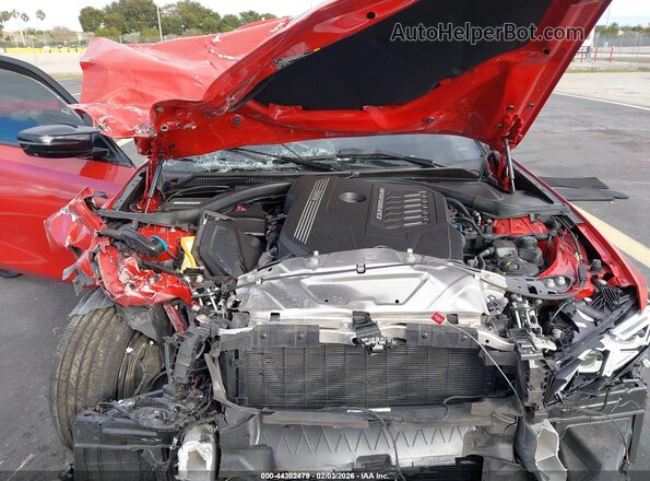 3MW49FS09R8E44761 2024 BMW M3 Красный Вид сзади