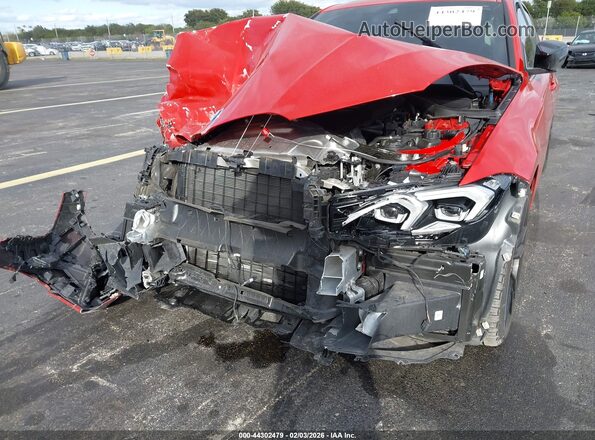 3MW49FS09R8E44761 2024 BMW M3 Красный Вид спереди