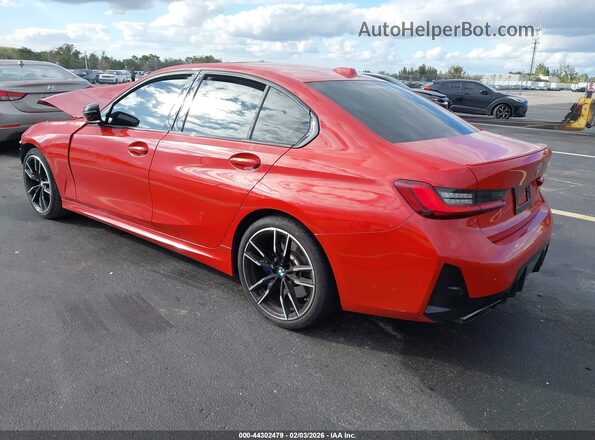 3MW49FS09R8E44761 2024 BMW M3 Красный Задняя левая четверть