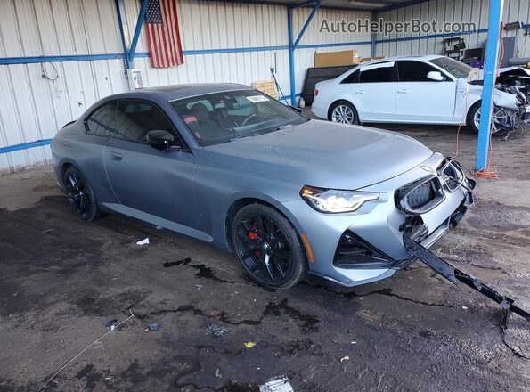 3MW53CM00S8F18348 2025 BMW M2 Gray Առջևի աջ