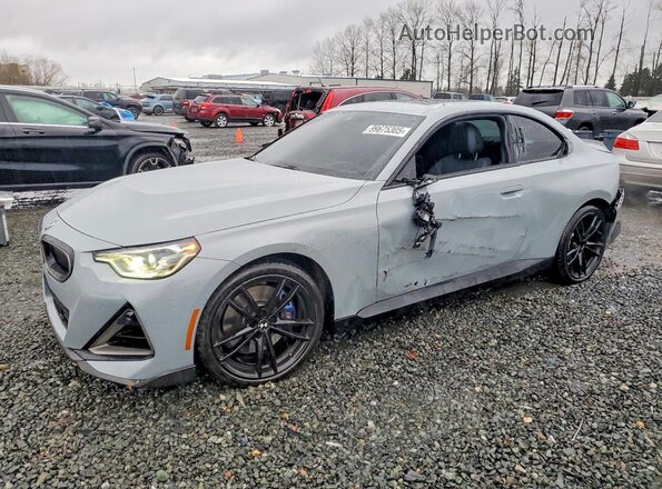 3MW53CM07P8D06165 2023 BMW M2 Серый Передняя левая четверть