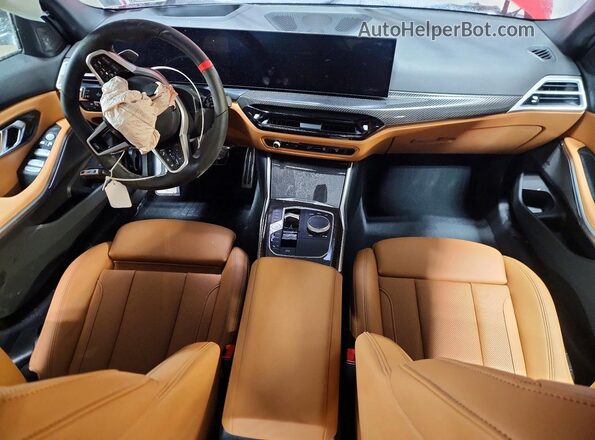 3MW69FT01S8F44379 2025 BMW M3 Red Vista del salpicadero
