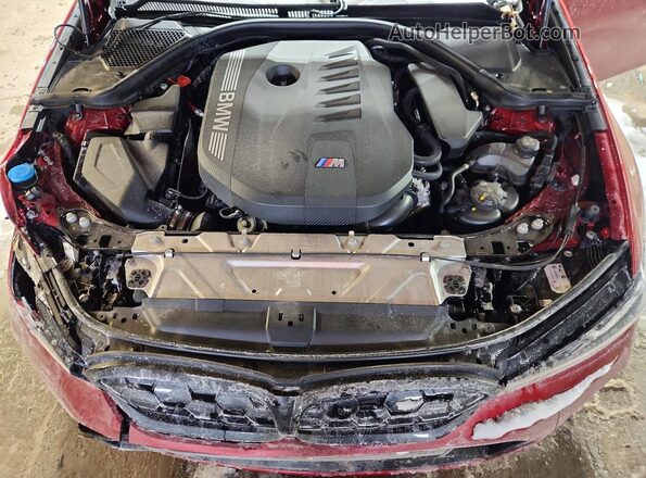 3MW69FT01S8F44379 2025 BMW M3 Red Vista interior trasera