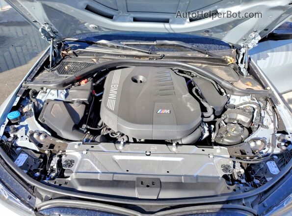 3MW69FT06T8F96284 2026 BMW M3 Gray უკანა სალონის ხედი