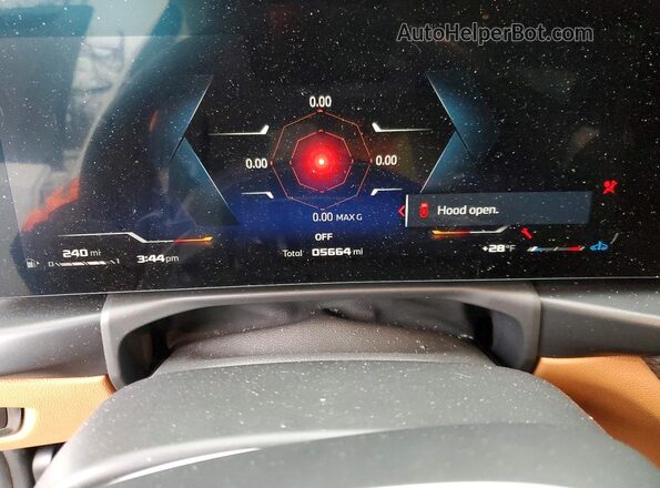 3MW69FT08S8F50518 2025 BMW M3 Белый Вид щитка приборов