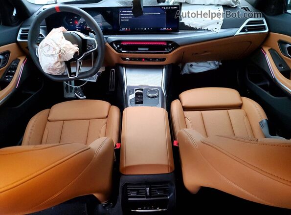 3MW69FT08S8F50518 2025 BMW M3 Белый Вид панели приборов