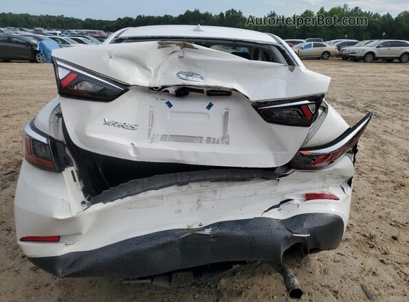 3MYDLBYV0KY527759 2019 TOYOTA YARIS White Widok z tyłu