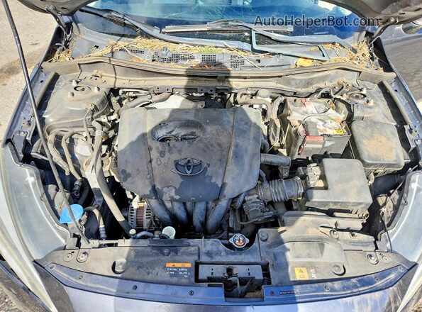 3MYDLBYV1HY195761 2017 TOYOTA YARIS Серый Вид задней части салона