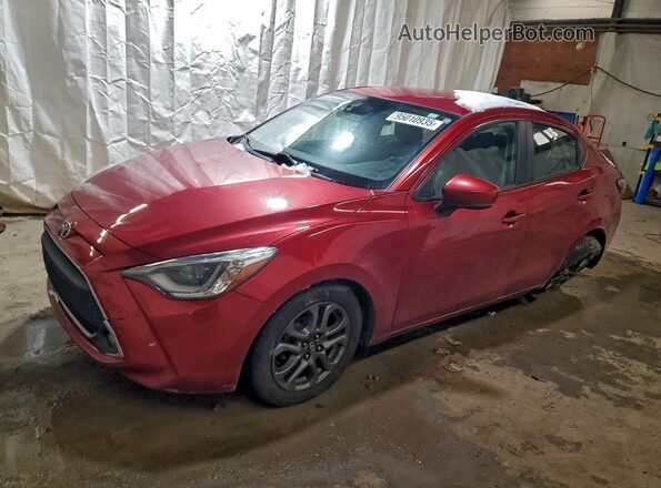 3MYDLBYV4KY510799 2019 TOYOTA YARIS Красный Передняя левая четверть