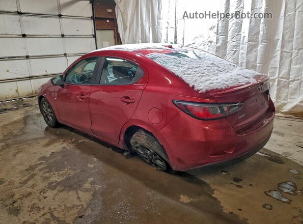 3MYDLBYV4KY510799 2019 TOYOTA YARIS Красный Задняя левая четверть