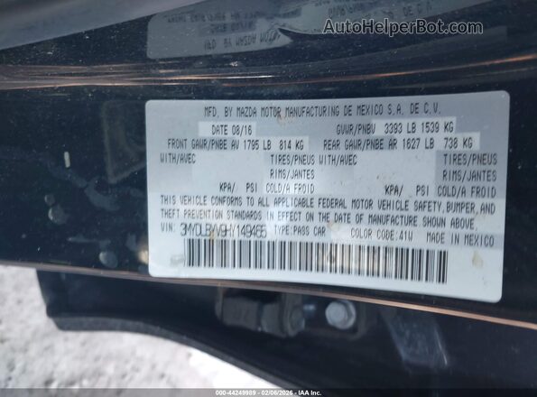 3MYDLBYV9HY149465 2017 TOYOTA YARIS IA Black Вид підкапотного простору