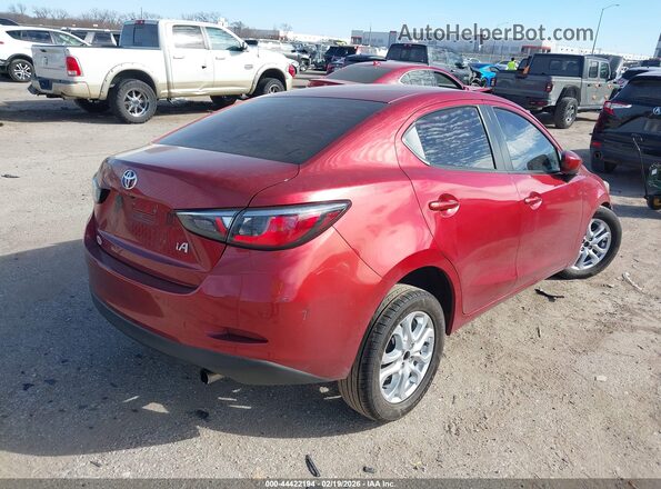 3MYDLBYVXJY302425 2018 TOYOTA YARIS IA Maroon Rear right