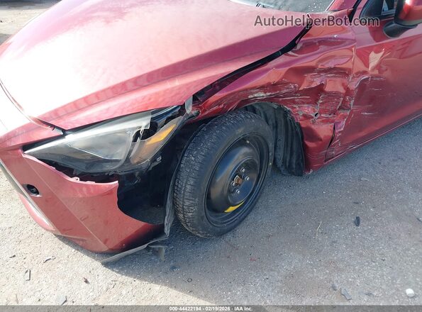 3MYDLBYVXJY302425 2018 TOYOTA YARIS IA Maroon Front view