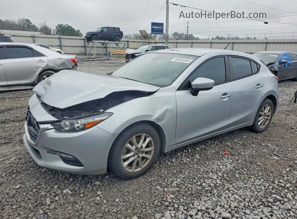 3MZBN1K75JM207523 2018 MAZDA 3 Серебряный Передняя левая четверть
