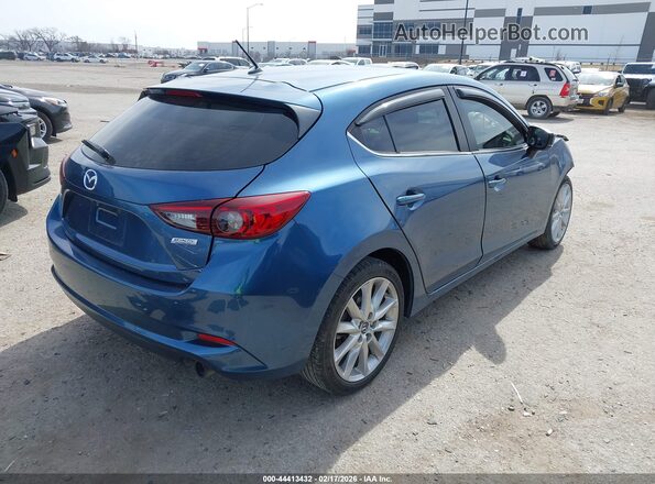 3MZBN1L31HM140957 2017 MAZDA 3 Синий Задняя правая четверть
