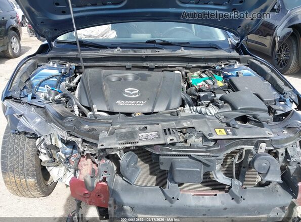 3MZBN1L31HM140957 2017 MAZDA 3 Синий Вид сзади