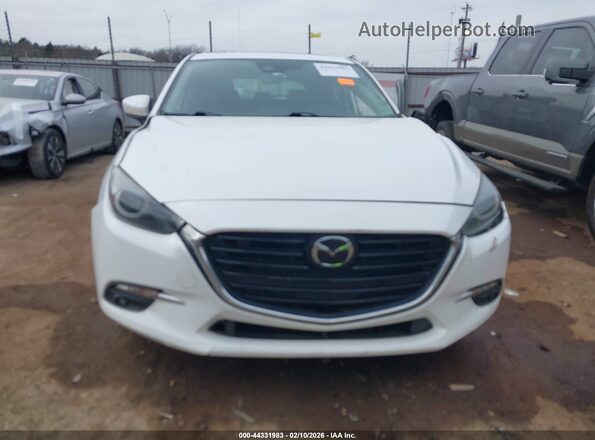 3MZBN1M34JM173682 2018 MAZDA 3 White Вид щитка приладів